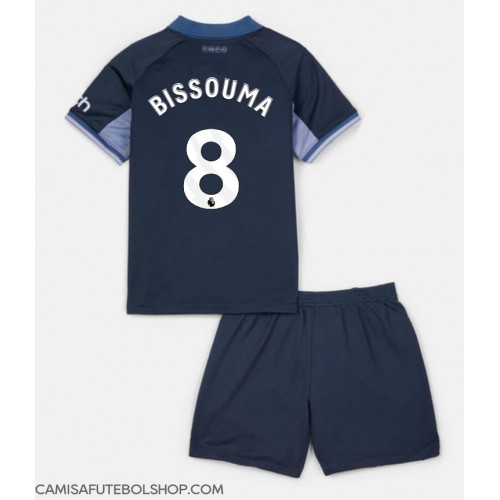 Camisa de time de futebol Tottenham Hotspur Yves Bissouma #8 Replicas 2º Equipamento Infantil 2023-24 Manga Curta (+ Calças curtas)